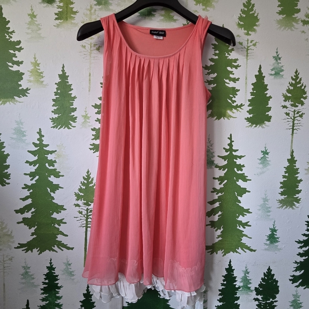 Girl's Paper Doll Layered Ruffle Dress